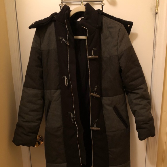 3/4 Puffy Peacoat - Picture 2 of 4